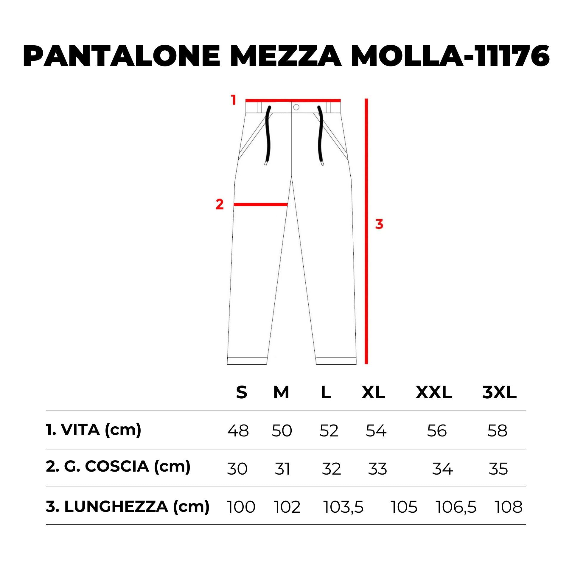 PANTALONI MEZZO ELASTICO PUNTO MILANO-11176