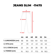 JEANS DENIM REGULAR- 11475