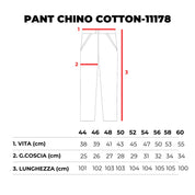 PANTALONI CHINO COTONE-11178