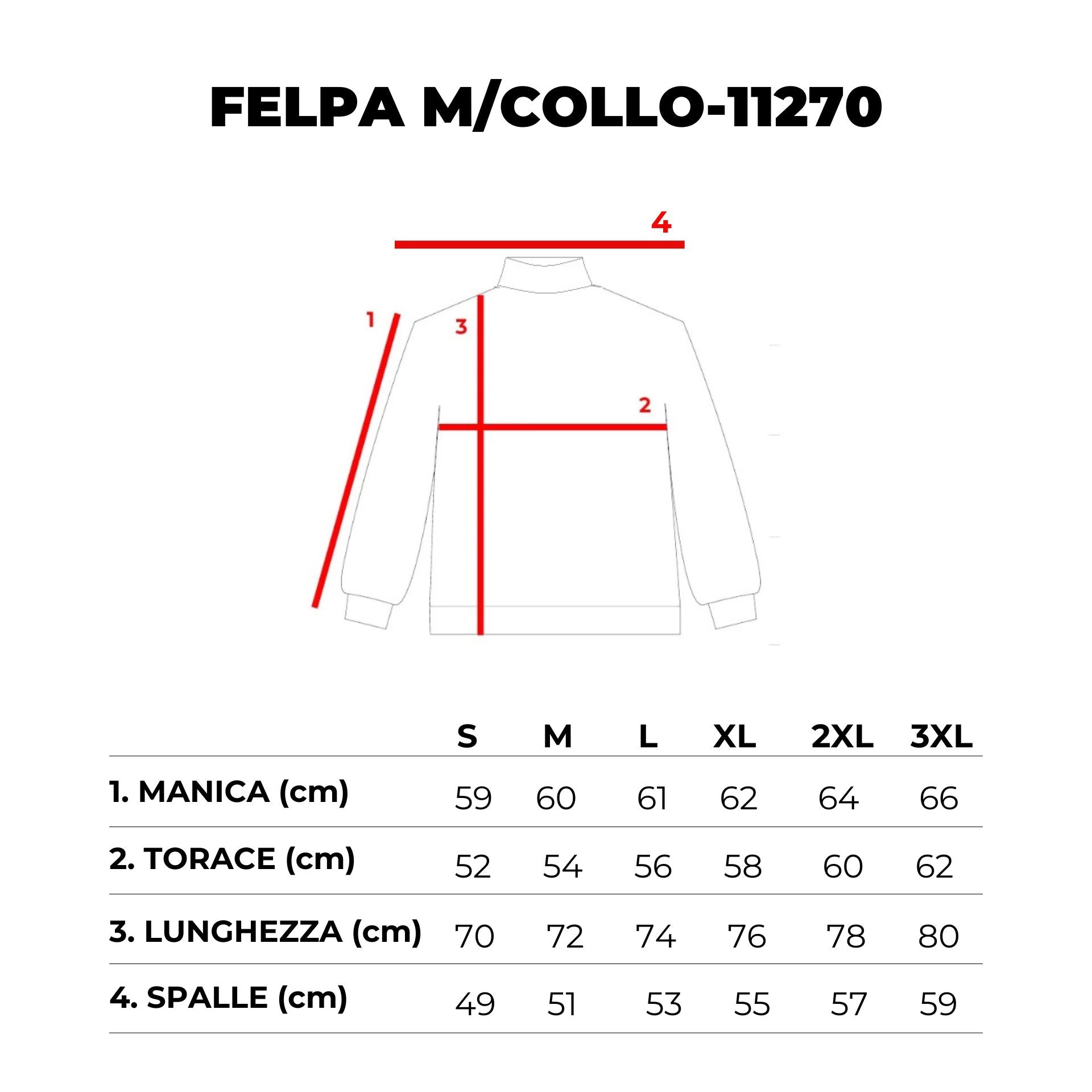 FELPA MEZZOCOLLO HQ-11270