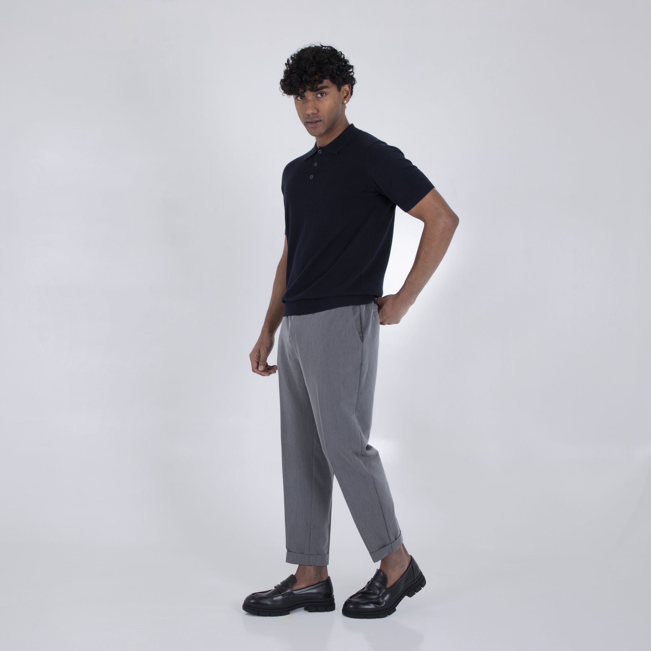 POLO IN CREPE DI COTONE - 11328