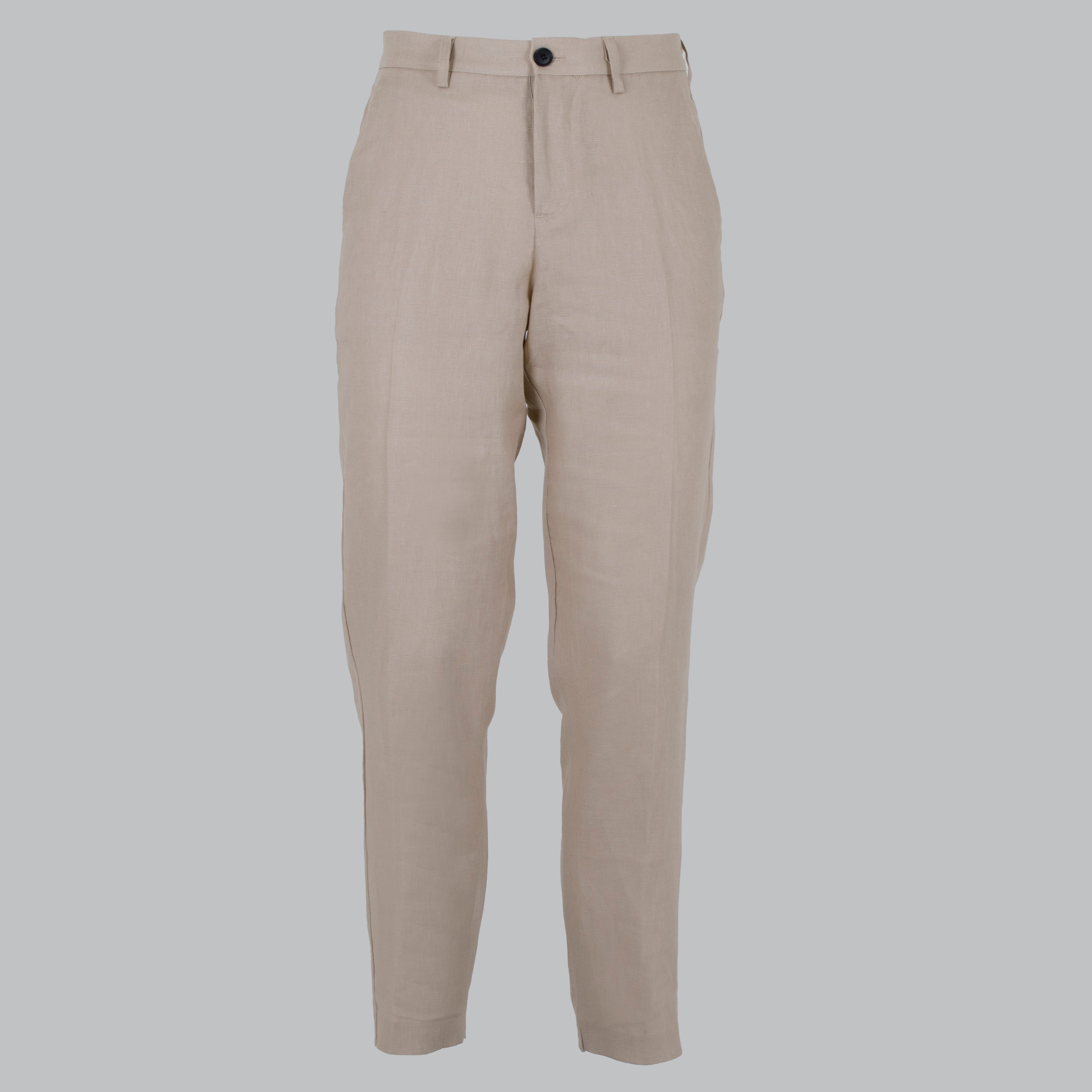 PANTALONI TAILORED 100% LINO -11344