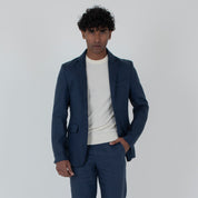 GIACCA SLIM TAILORED 100% PURO LINO  – 11372
