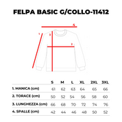 FELPA G/COLLO BASIC-11412