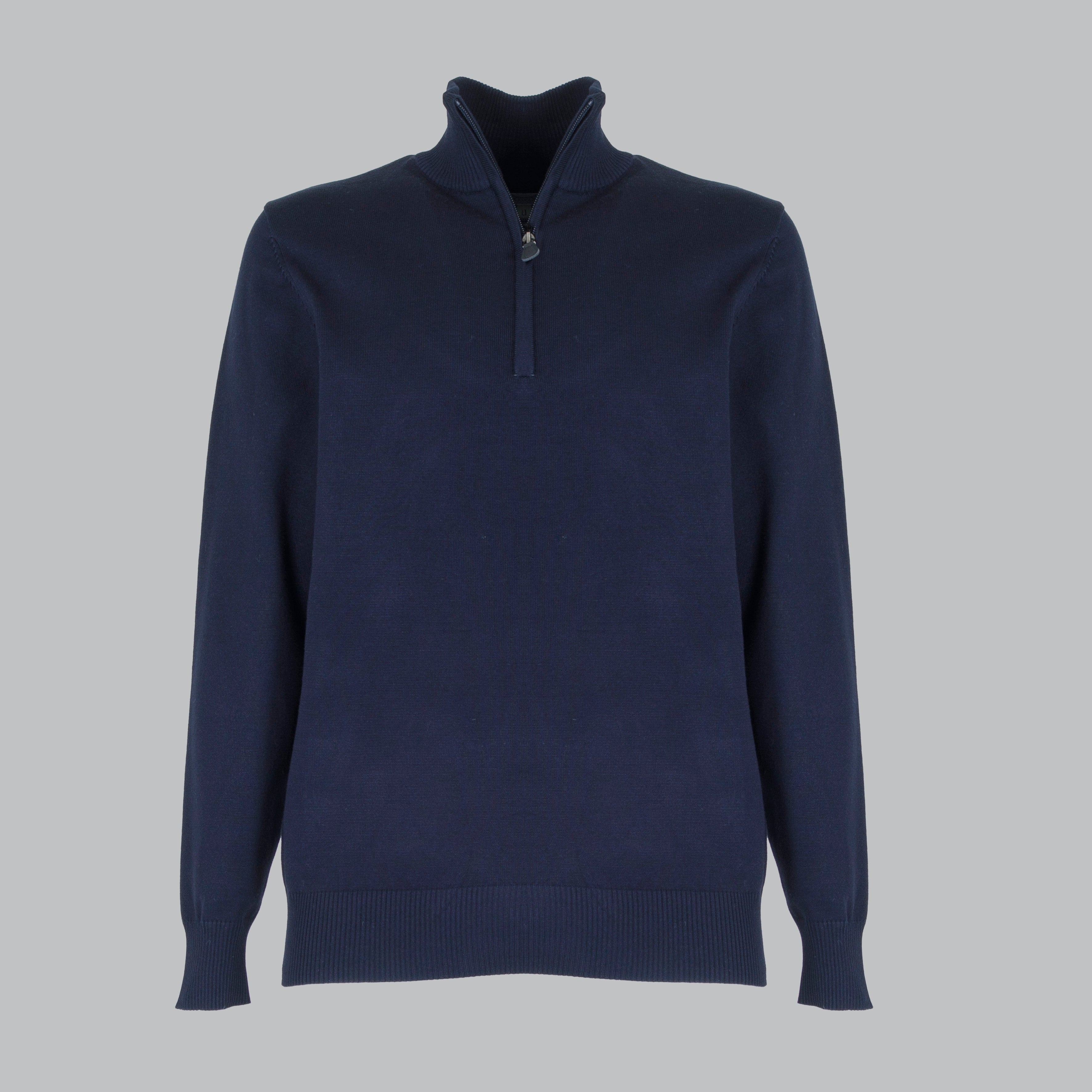 PULL DOPPIO FILO MEZZA ZIP-11436