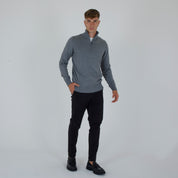 PULL DOPPIO FILO MEZZA ZIP-11436