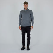 PULL DOPPIO FILO MEZZA ZIP-11436