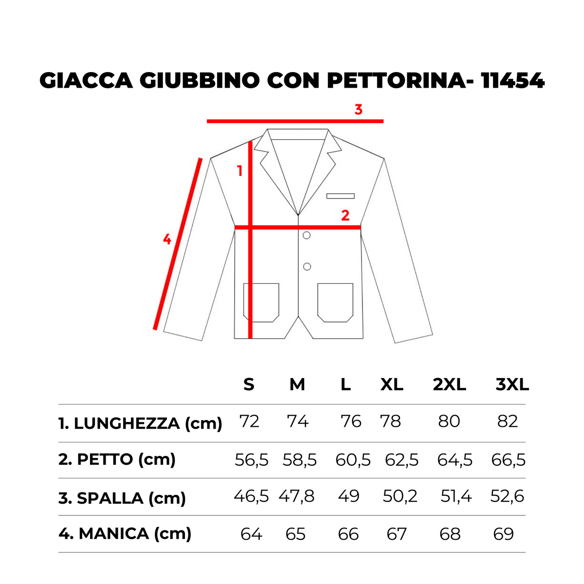 Guida alle taglie