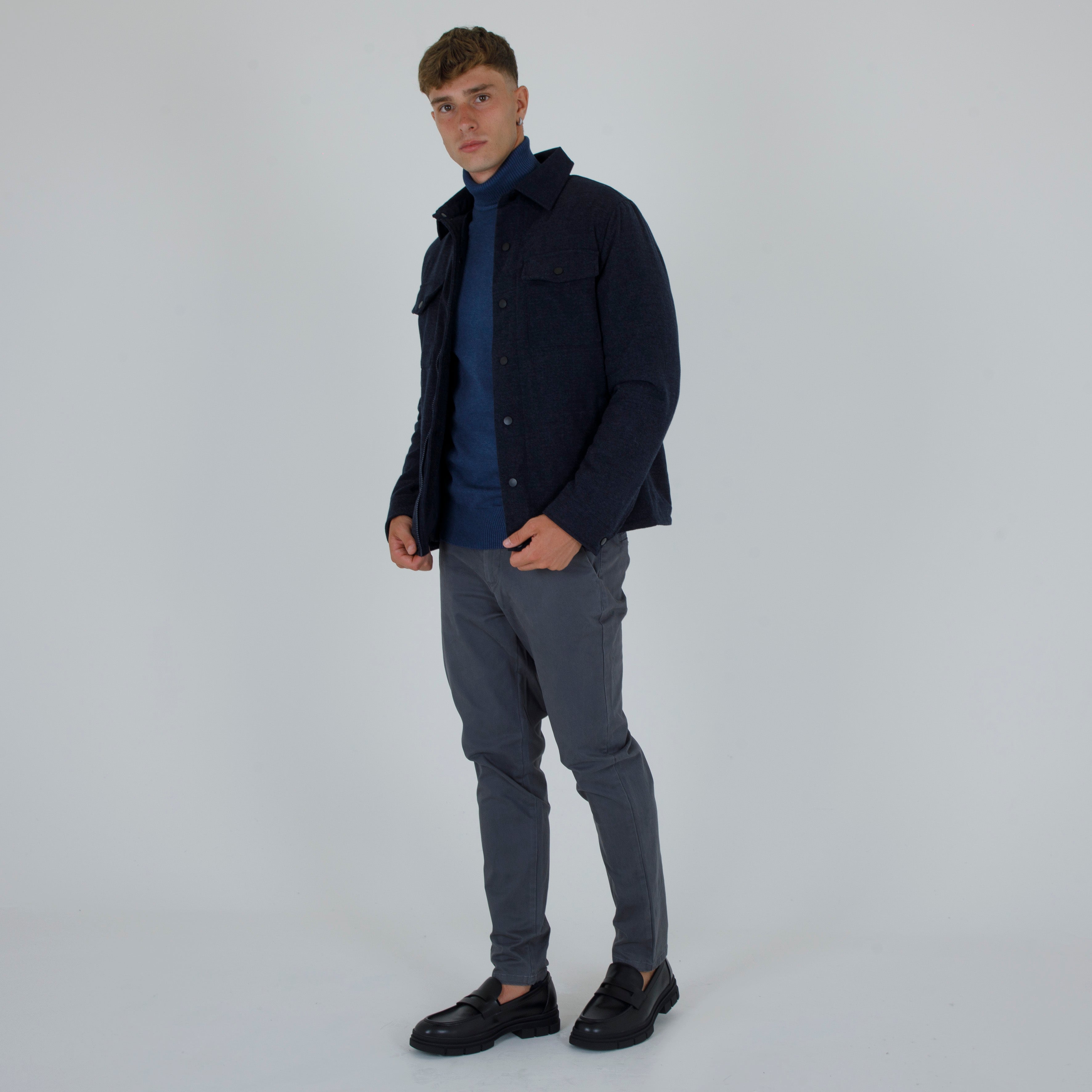 GIACCA OVERSHIRT MISTO LANA-11471