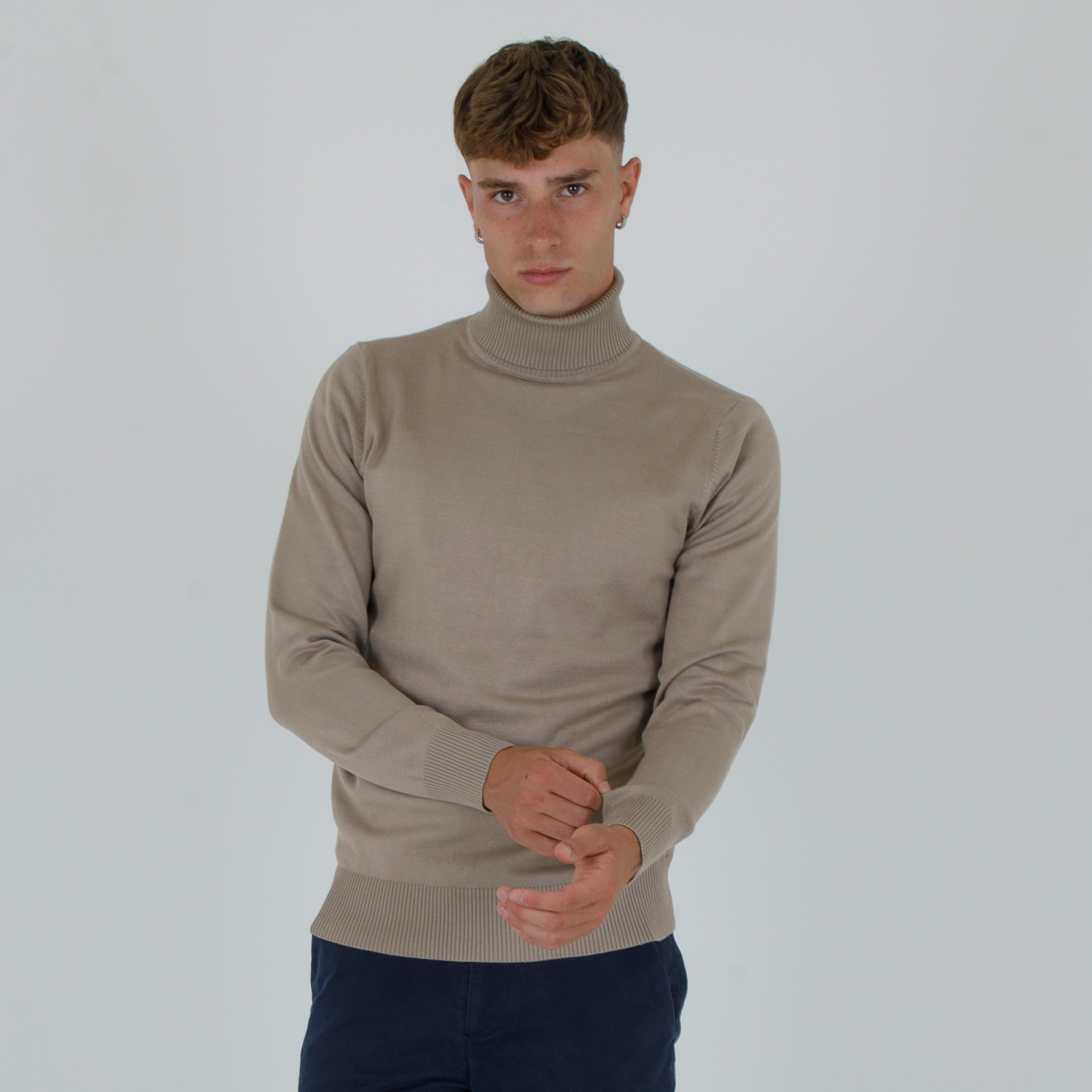 PULL. COLLO ALTO DOPPIO FILO-11434