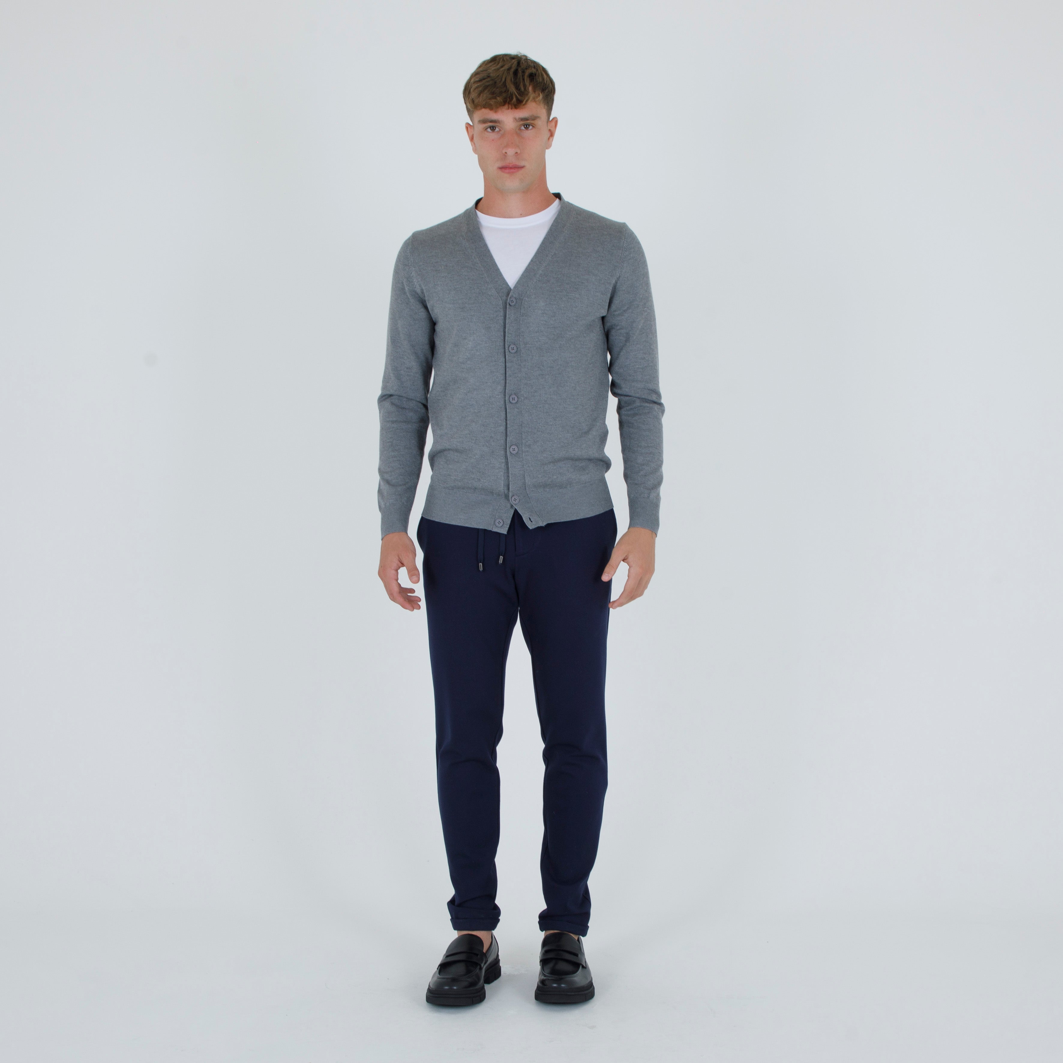 CARDIGAN DOPPIO FILO BOTTONI-11432