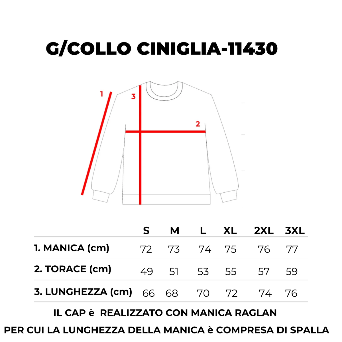 Guida alle taglie