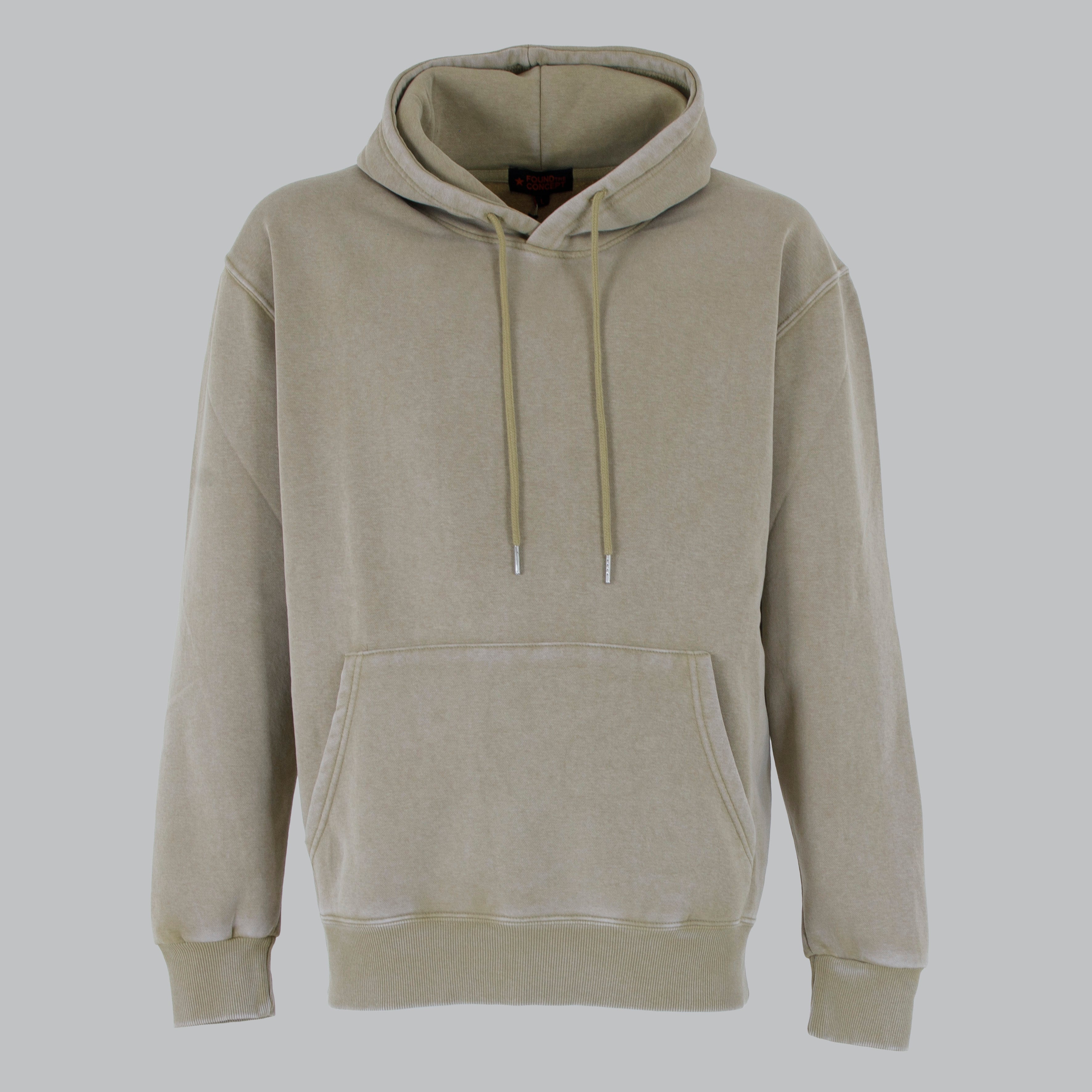 FELPA CAPPUCCIO STONE WASH-11413
