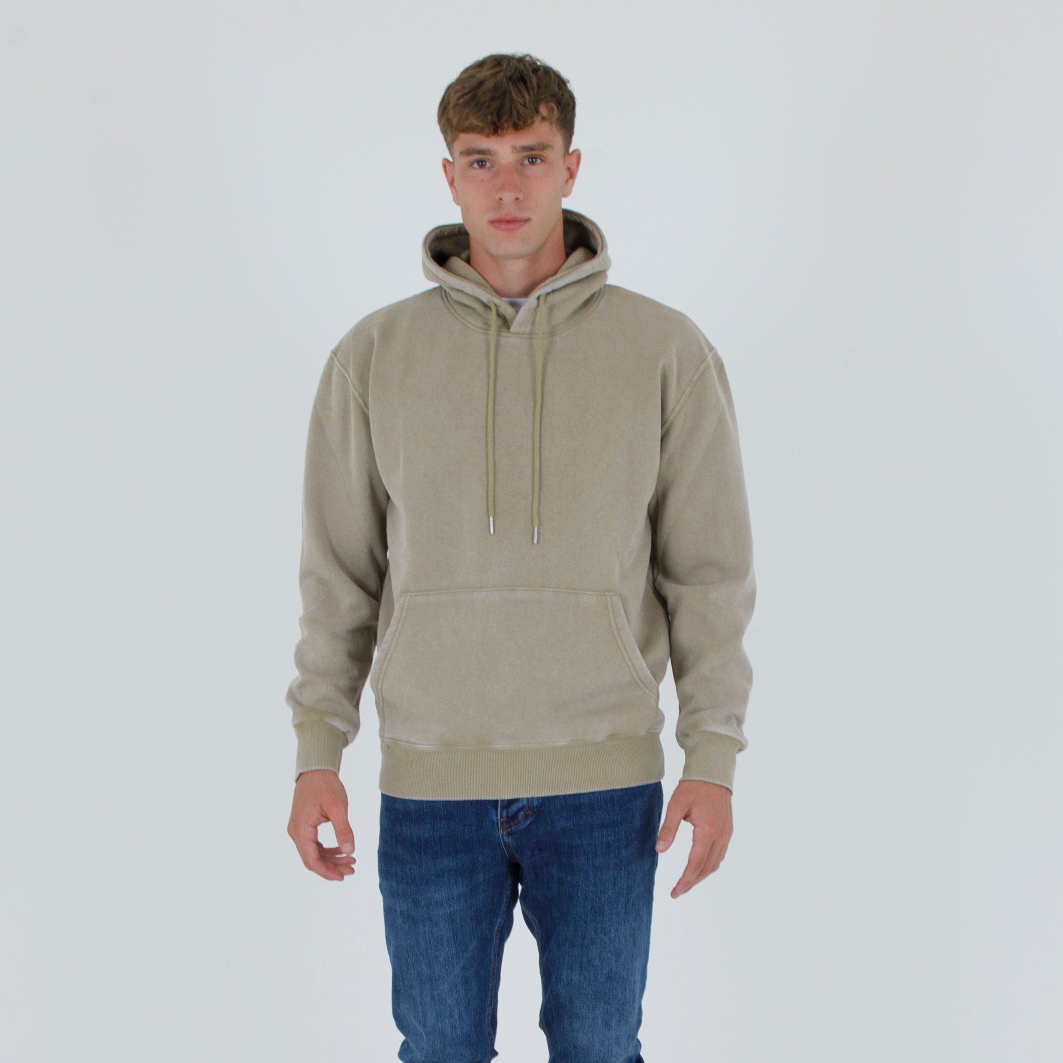 FELPA CAPPUCCIO STONE WASH-11413