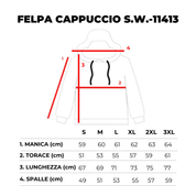 FELPA CAPPUCCIO STONE WASH-11413