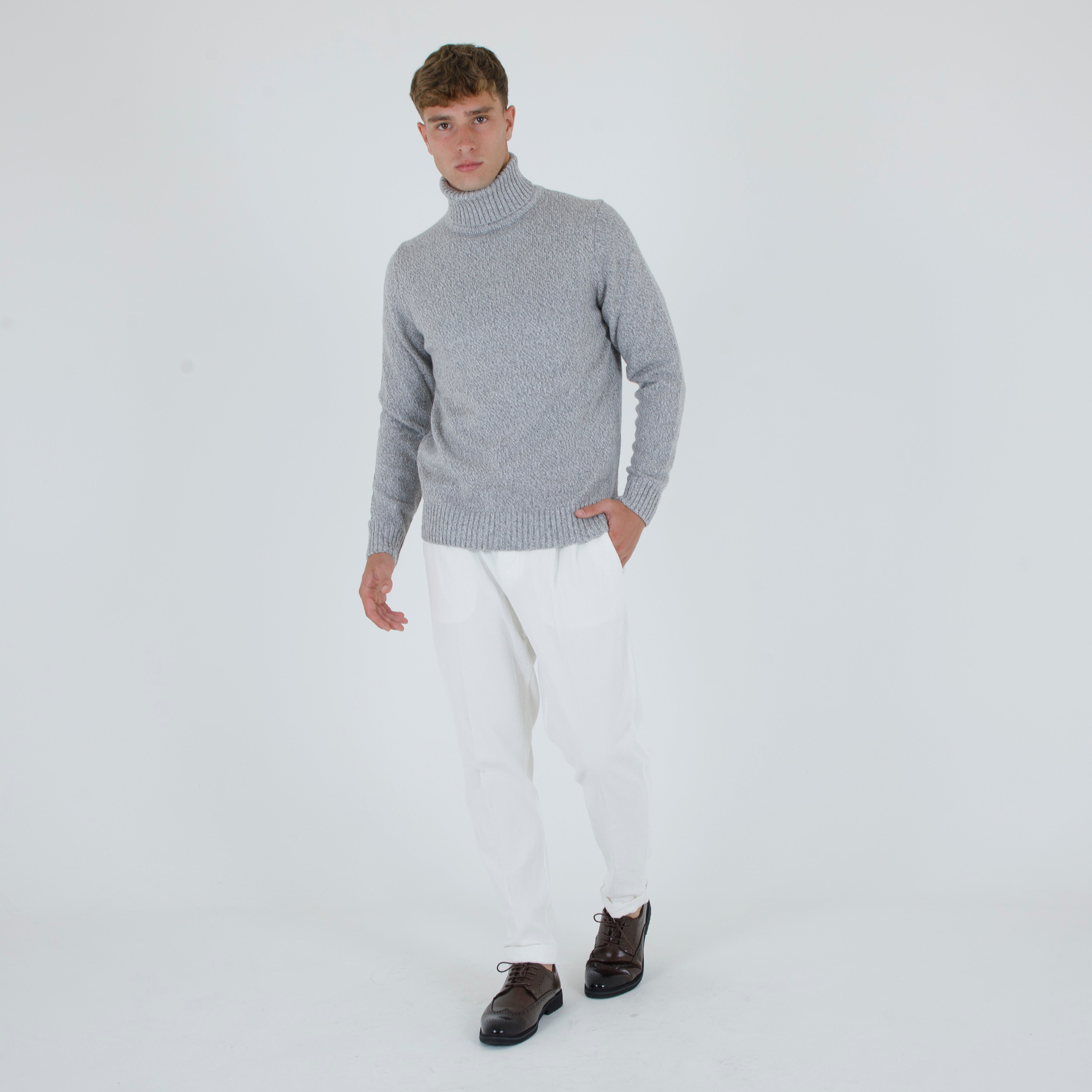 COLLO ALTO FIAMMATO MISTO LANA-11429