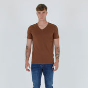 T-SHIRT SCOLLO A V -11497