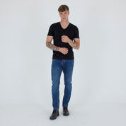 T-SHIRT SCOLLO A V -11497