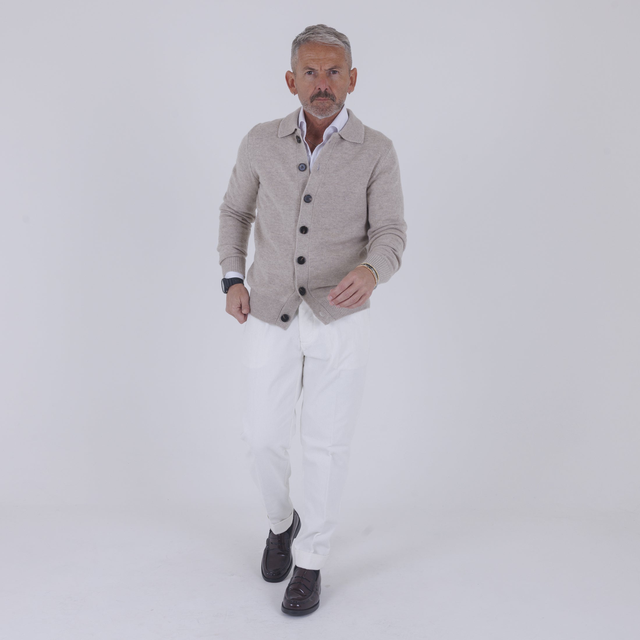 CARDIGAN COLLO CAMICIA-11444