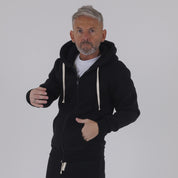 FELPA ZIP CAPPUCCIO BASIC-11599