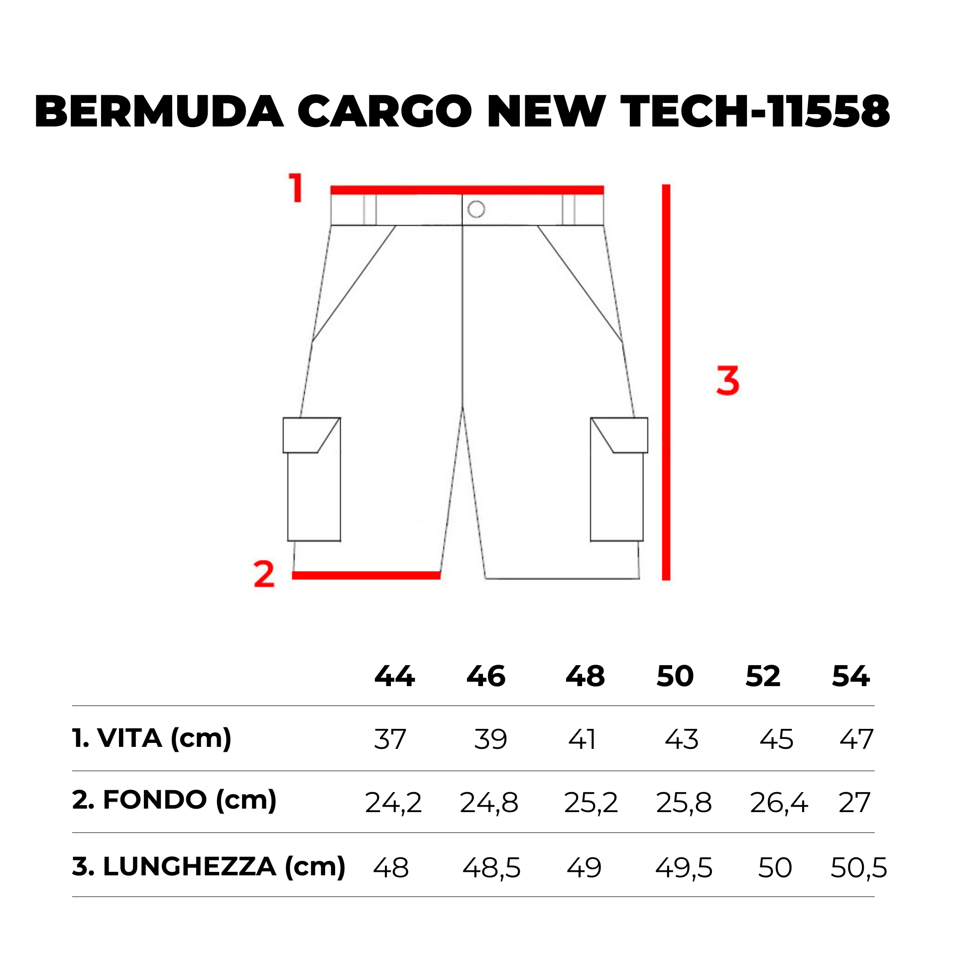 BERMUDA NEW TECNICO CARGO-11558 |Colore:Beige