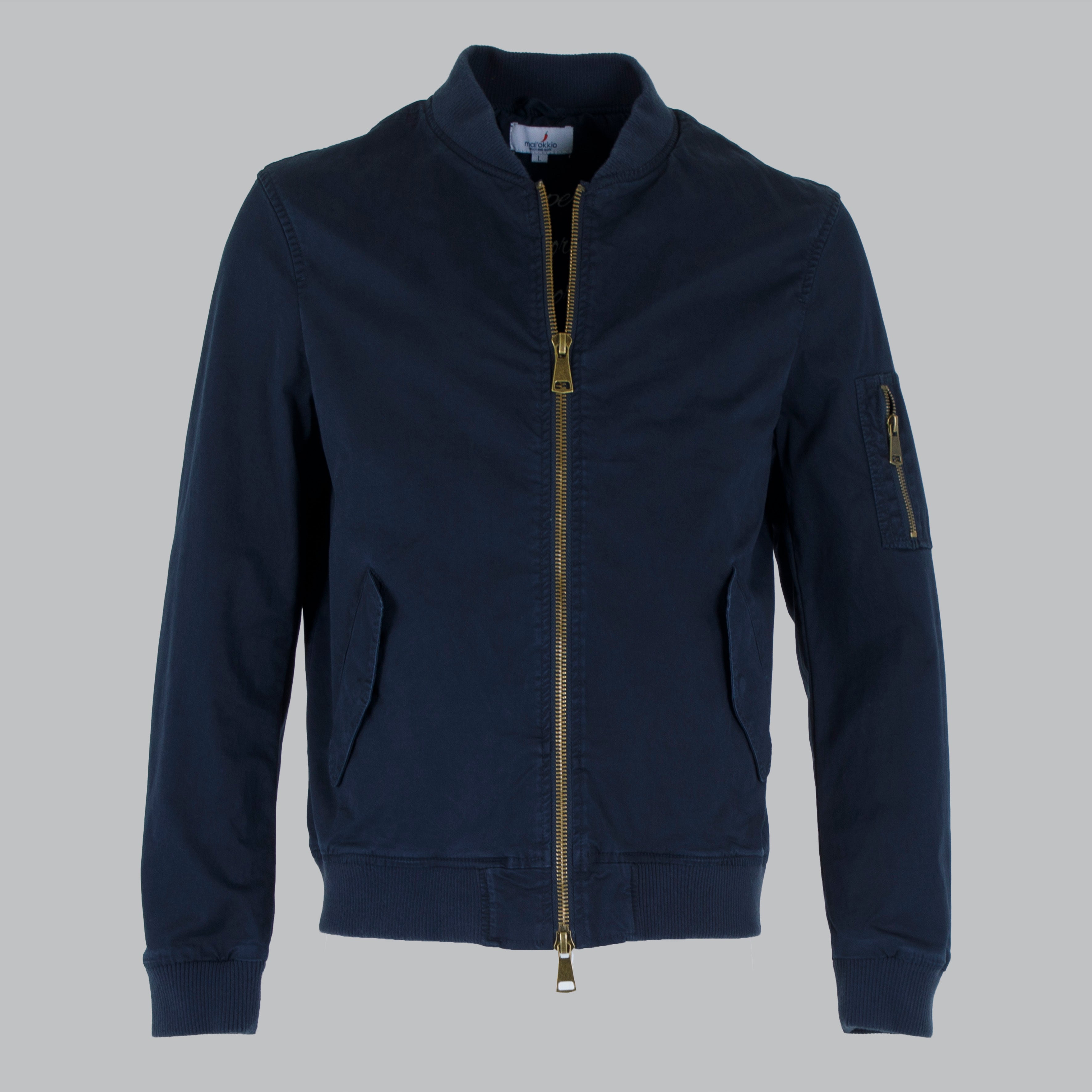 BOMBER COTONE ELICOPTER-11499|Colore:Blu