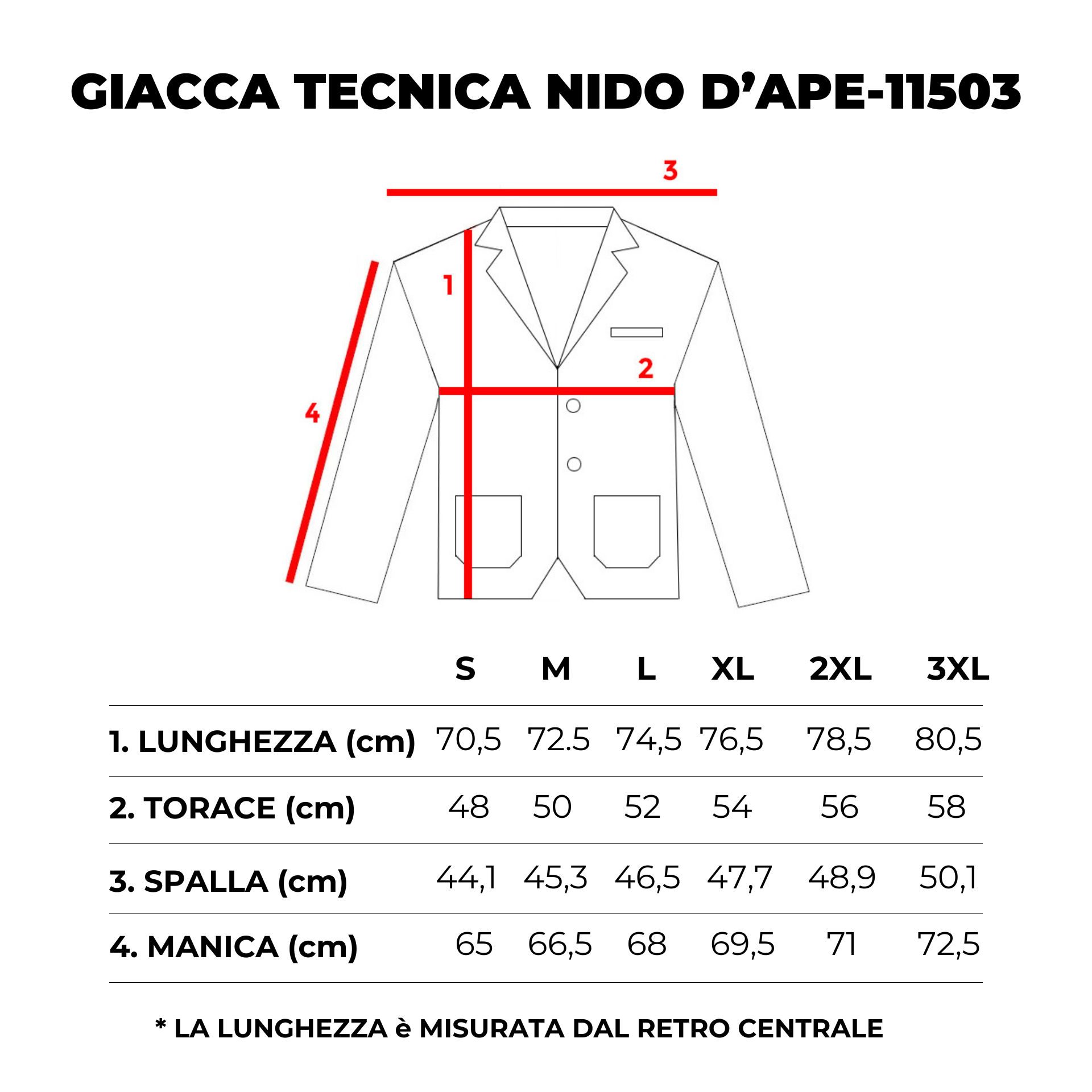 GIACCA TECNICA NO STIRO NIDO D’APE-11503
