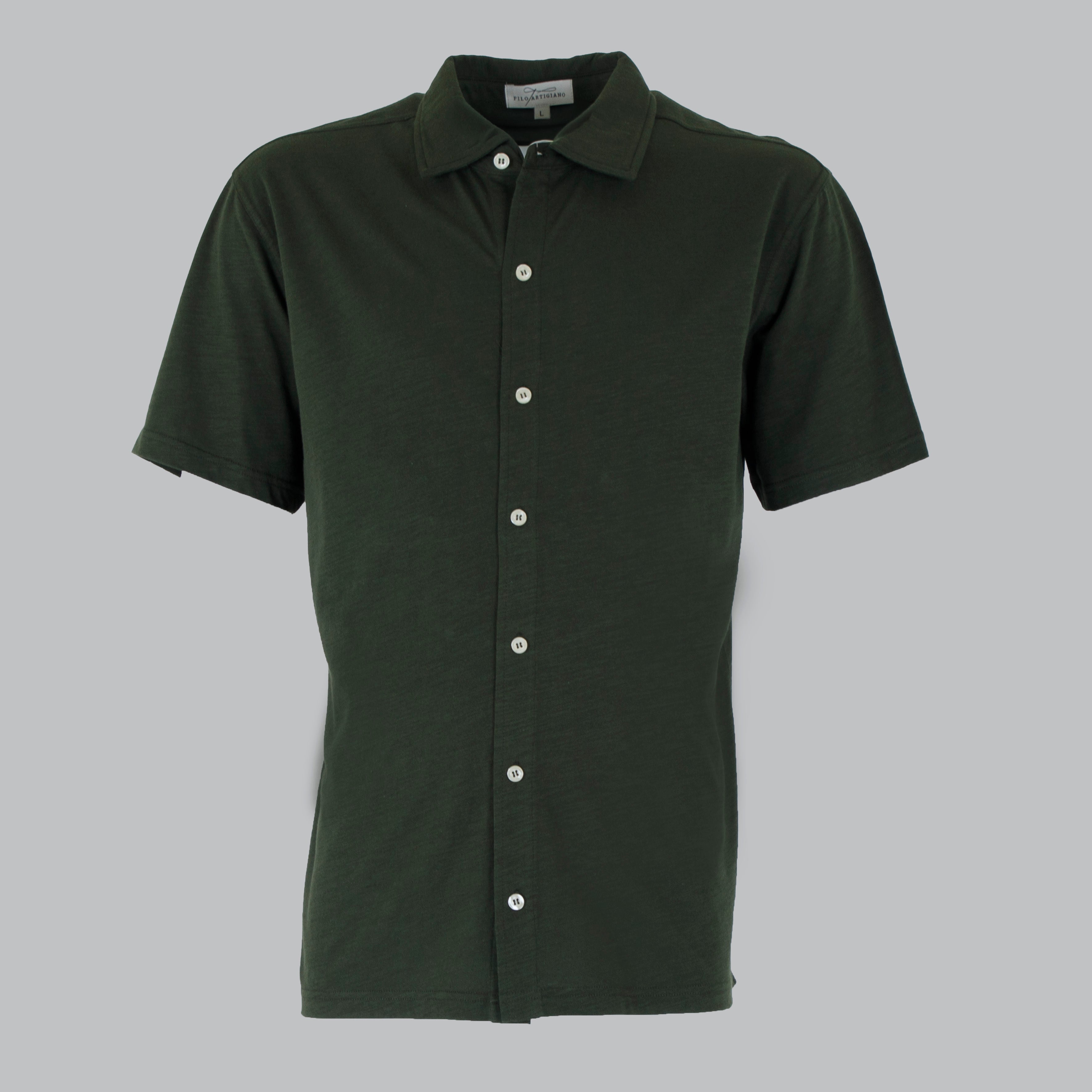 POLO CAMICIA FIAMMATA-11543|Colore:Militare