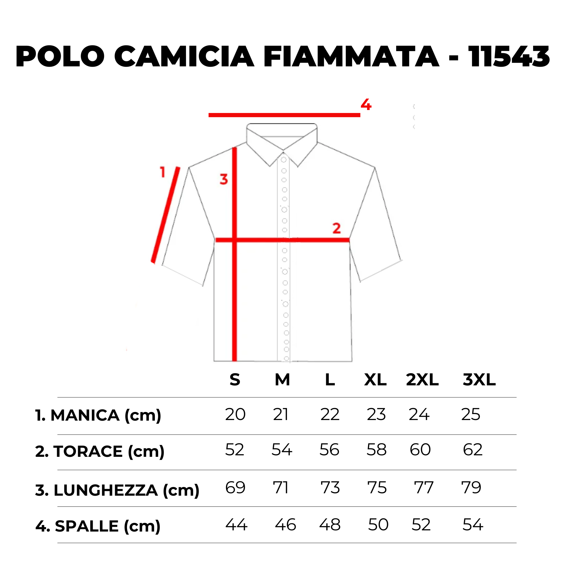POLO CAMICIA FIAMMATA-11543|Colore:Militare