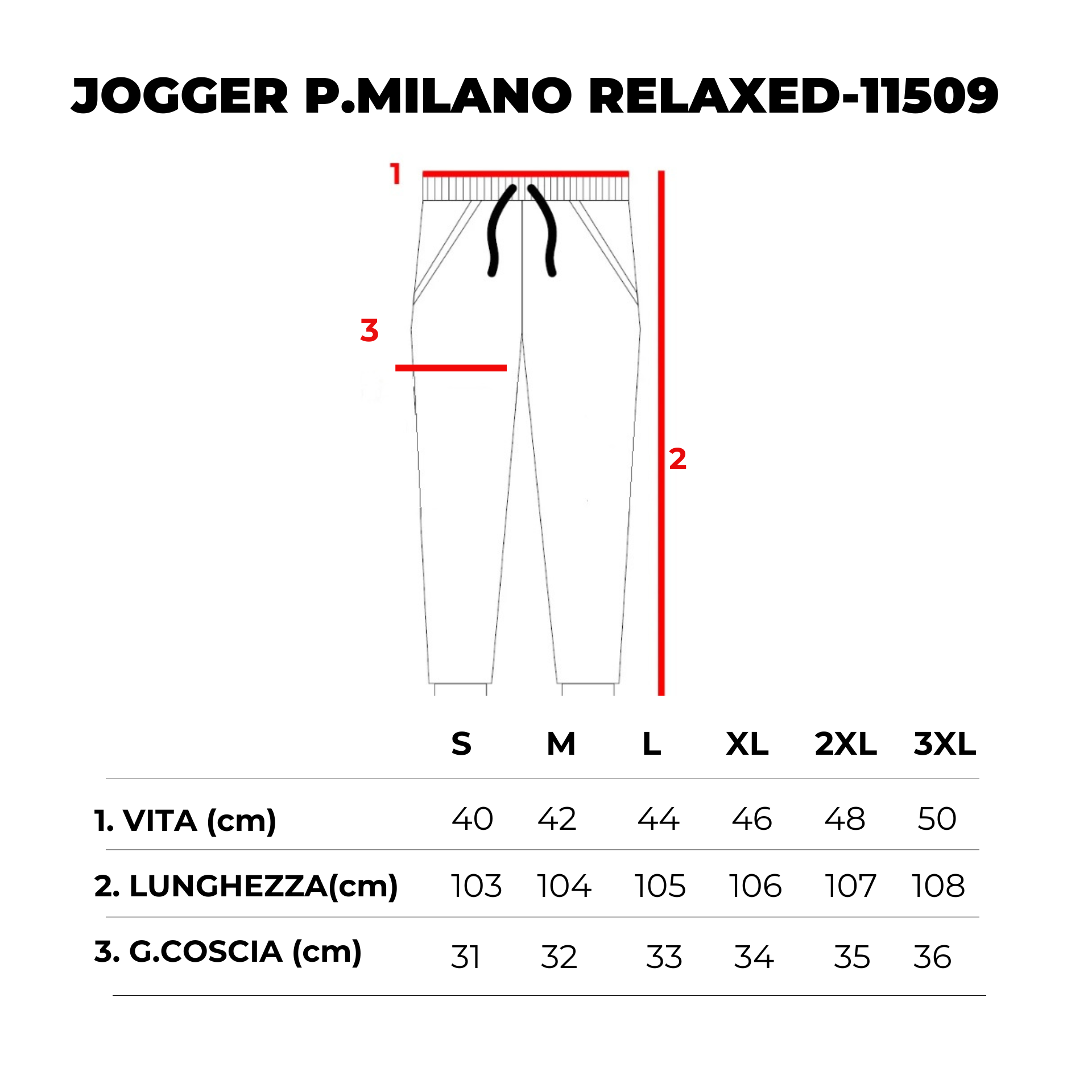 JOGGER RELAXED P.MILANO-11509
