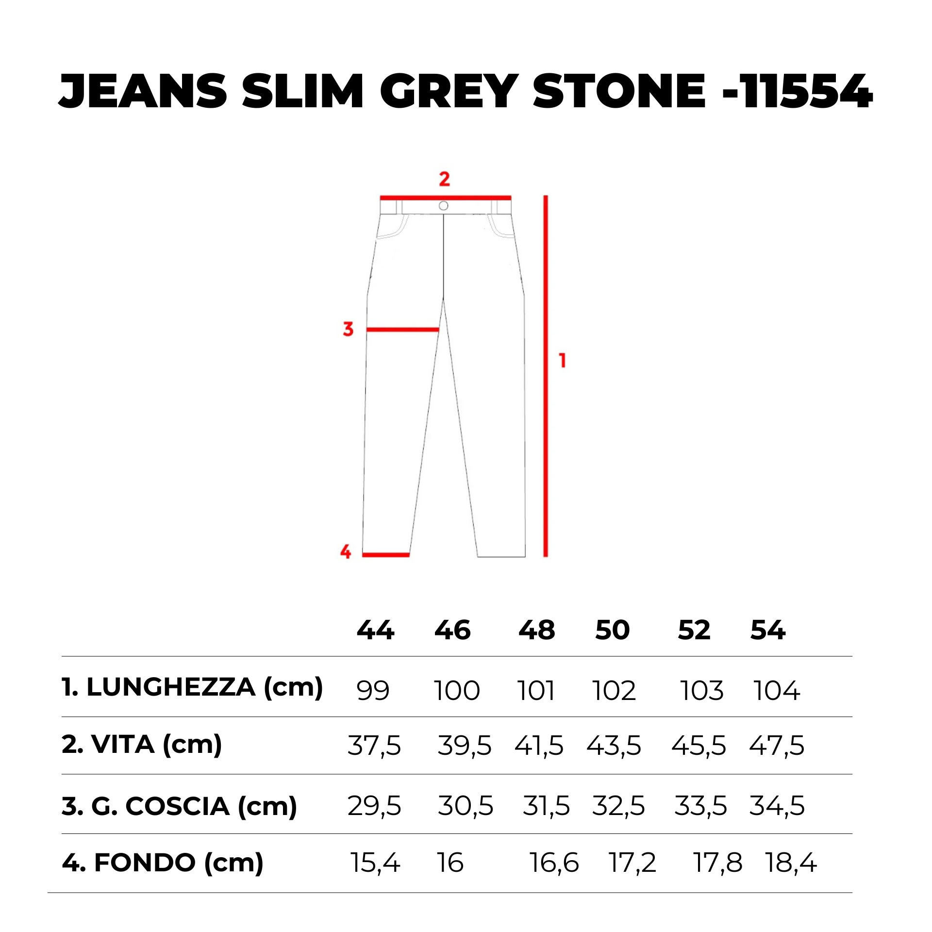 JEANS SLIM FIT GREY STONE-11554