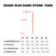 JEANS SLIM FIT DARK STONE-11555