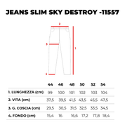JEANS SLIM FIT DESTROY-11557