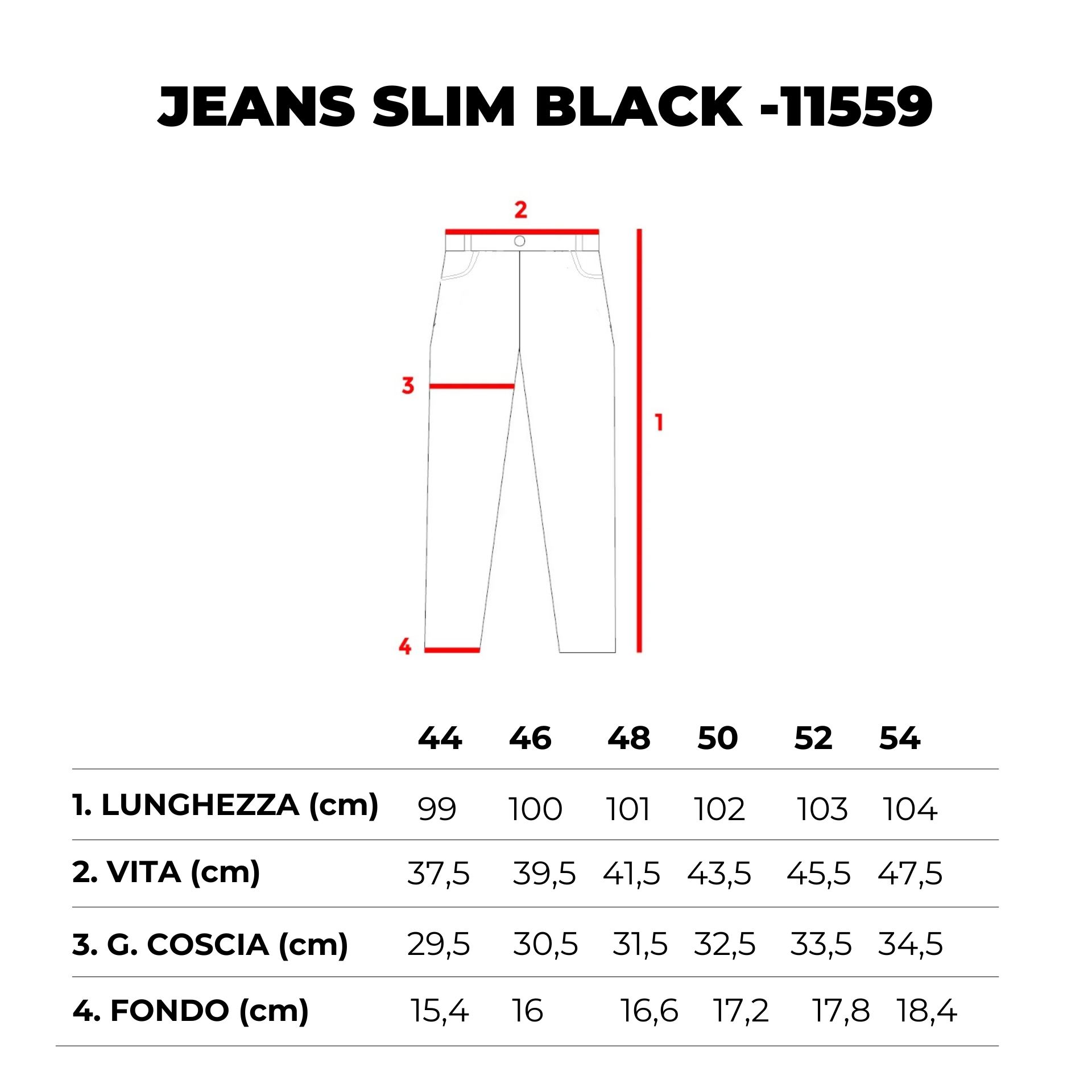 JEANS SLIM FIT BLACK-11559