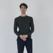 MAGLIA CONTONE M/LUNGA-11523|Colore:Verde