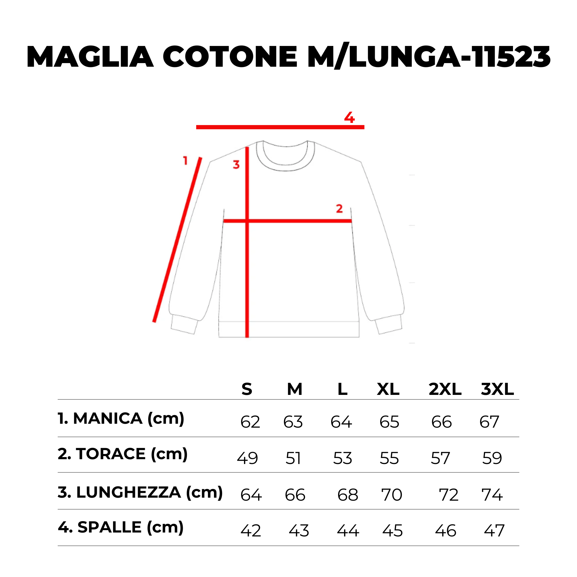 MAGLIA CONTONE M/LUNGA-11523|Colore:Blu