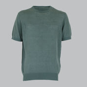 MAGLIA IN CANAPA-11538|Colore:Verde