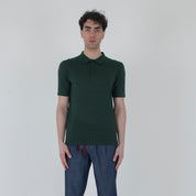 POLO MISTO LINO-11537|Colore:Verde