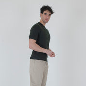 MAGLIA PIQUET MEZZA MANICA-11527|Colore:Verde