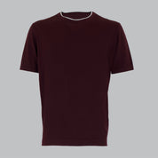 G/COLLO CREPE CON BORDINO-11531|Colore:Bordeaux