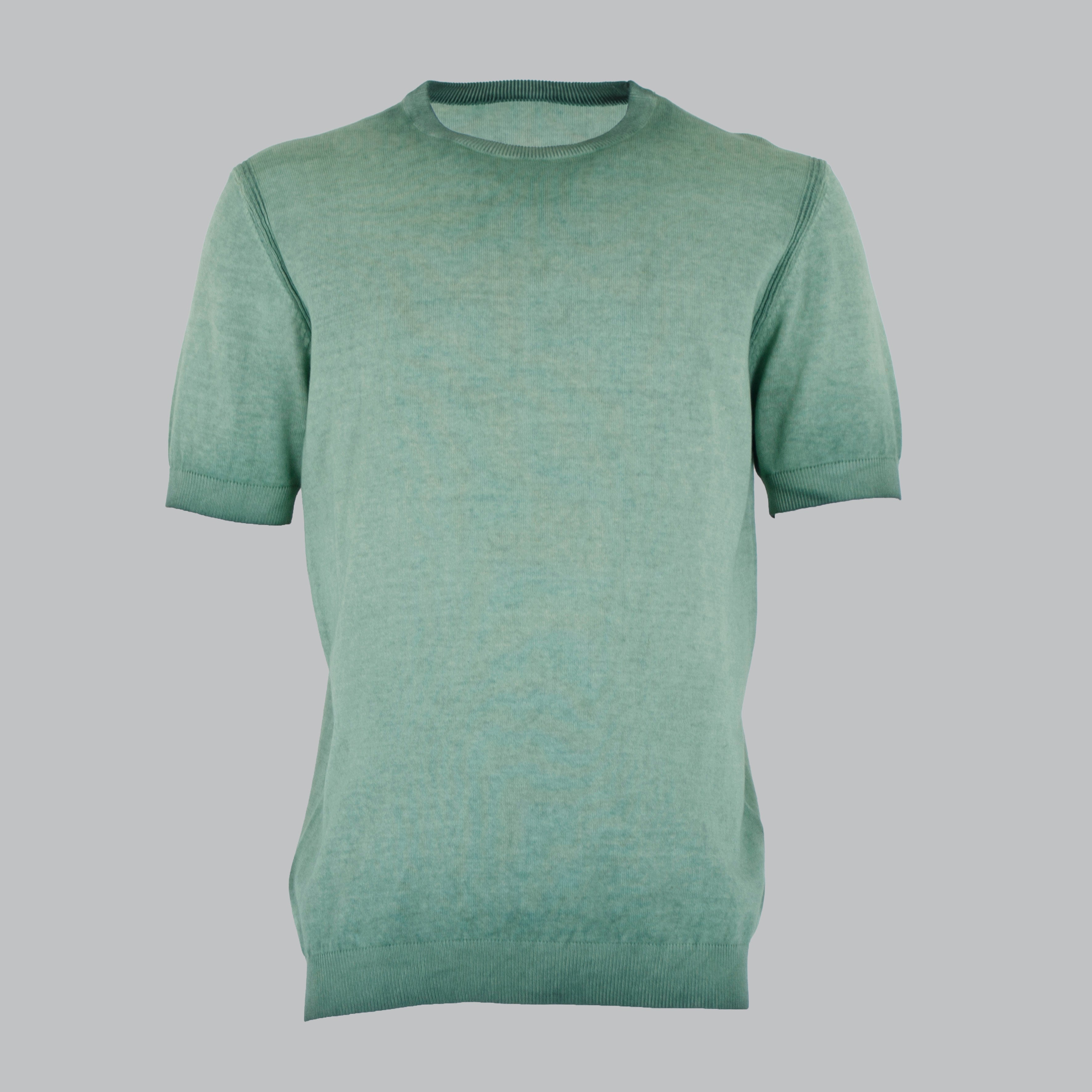 G/COLLO CREPE STONE WASH-11532|Colore:Verde