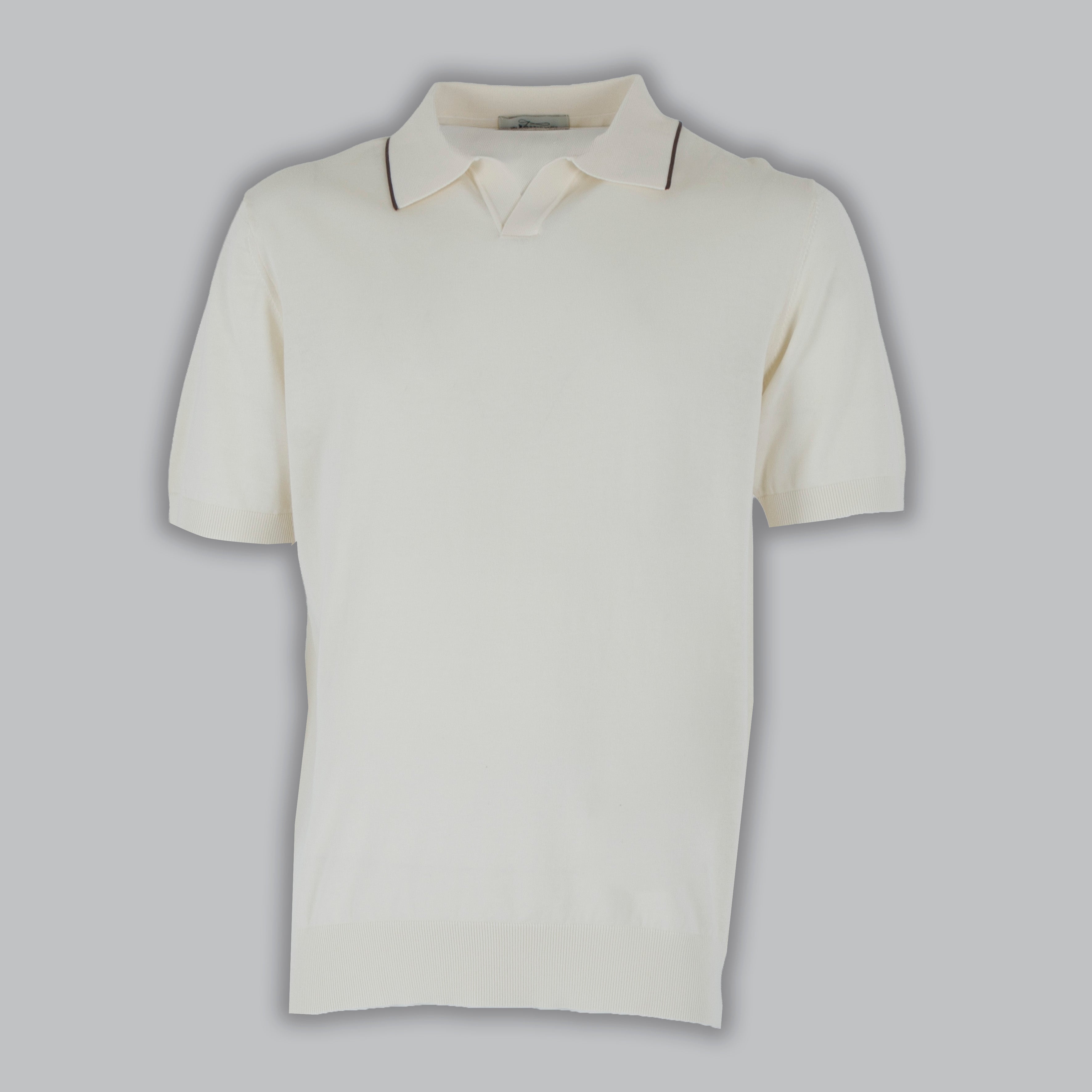 POLO DERBY CREPE COTONE-11535|Colore:Panna