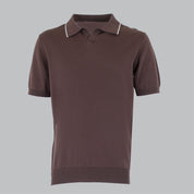 POLO DERBY CREPE COTONE-11535|Colore:Moro