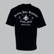T-SHIRT GOTHIC SCHOOL-11391|Colore:Nero