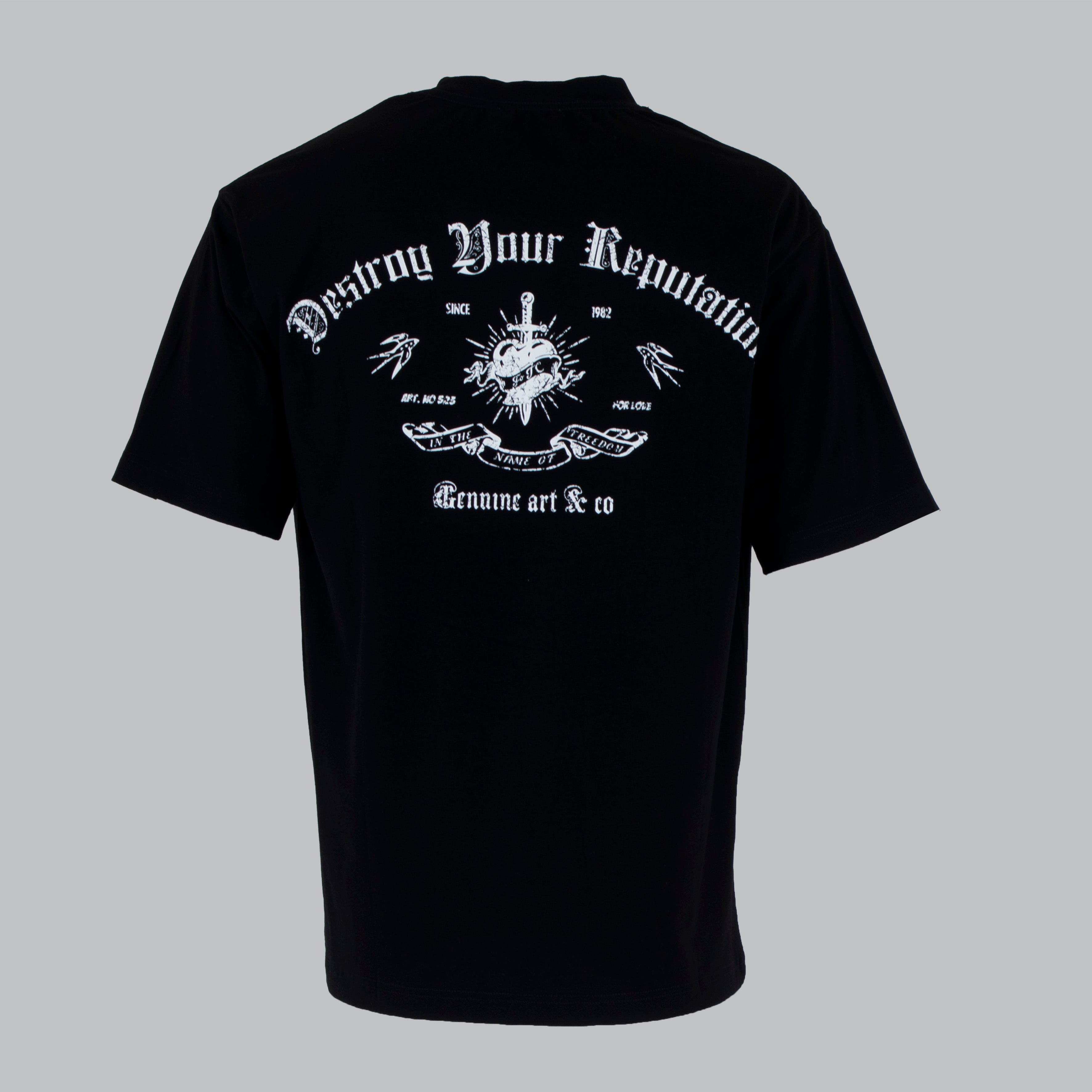 T-SHIRT GOTHIC SCHOOL-11391|Colore:Nero