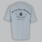 T-SHIRT GOTHIC SCHOOL-11391|Colore:Grigio