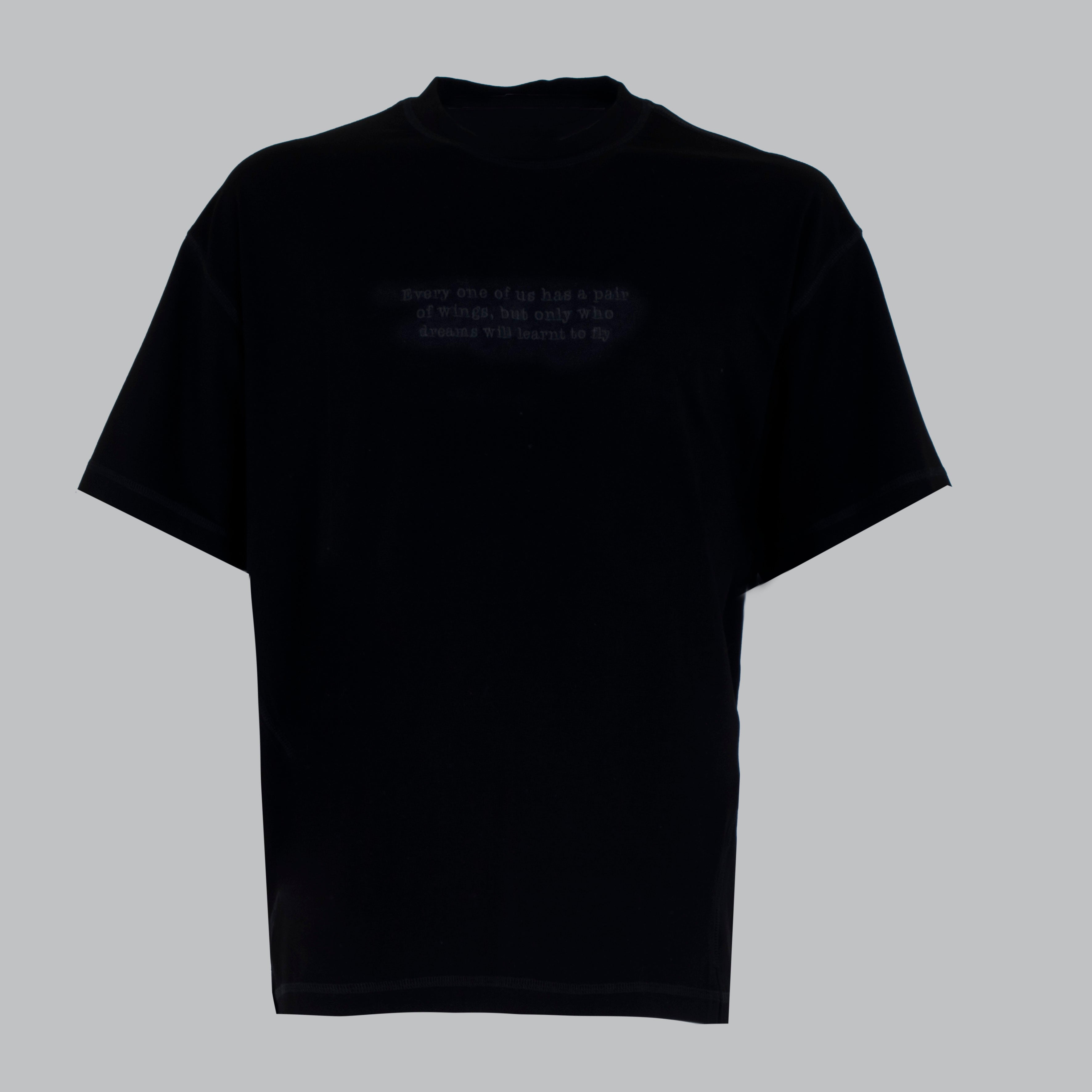 T-SHIRT JIM RICAMO-11392|Colore:Nero