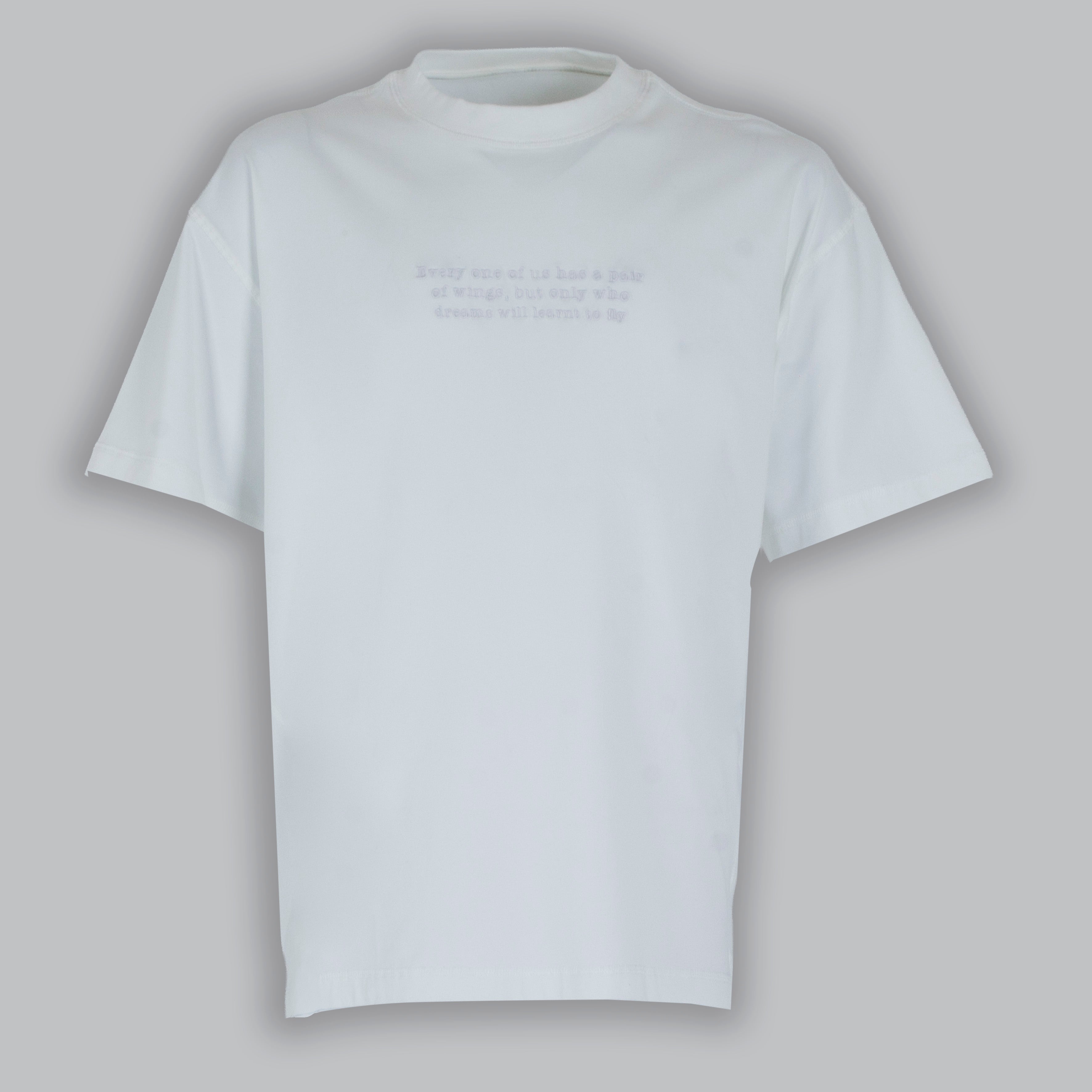 T-SHIRT JIM RICAMO-11392|Colore:Bianco