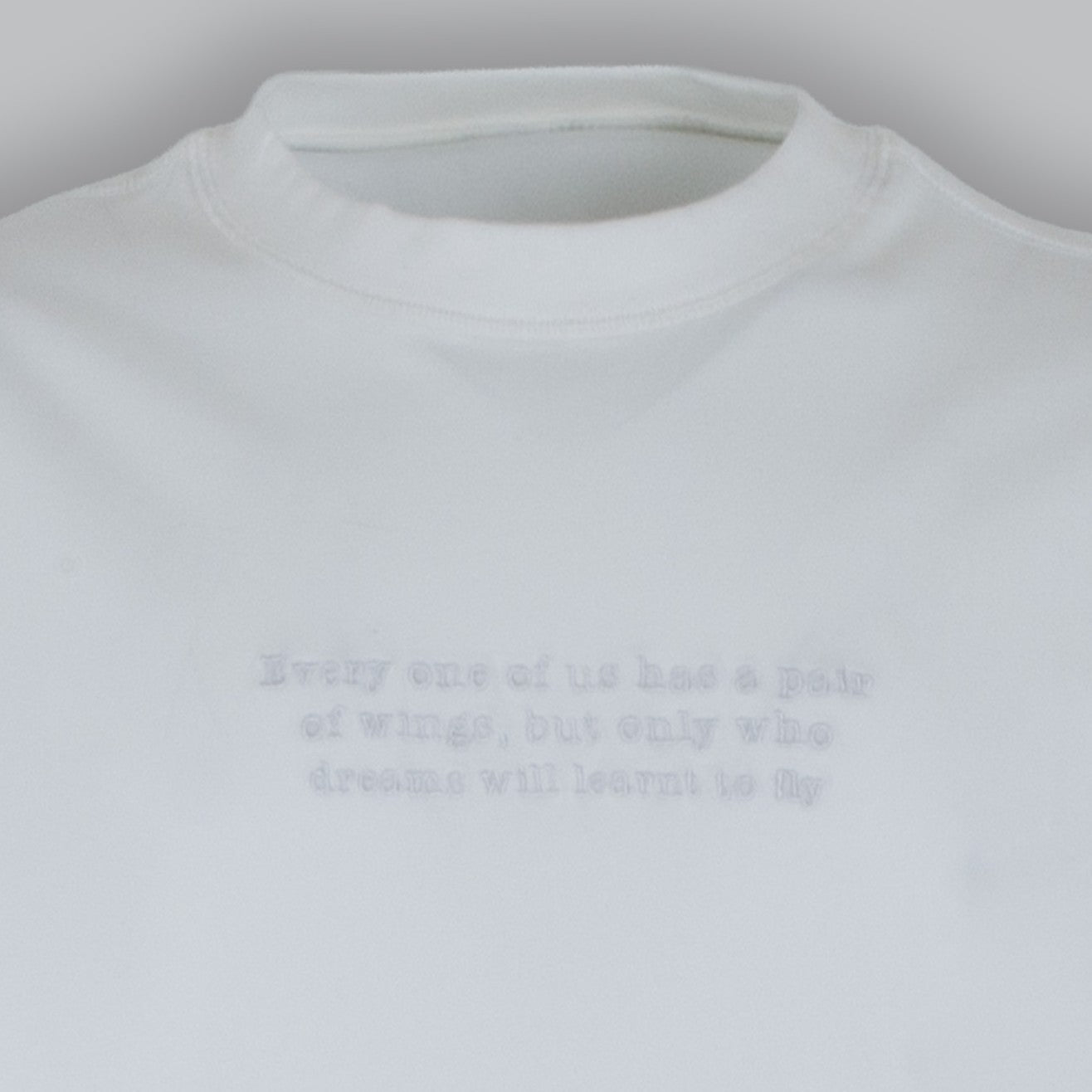 T-SHIRT JIM RICAMO-11392|Colore:Bianco