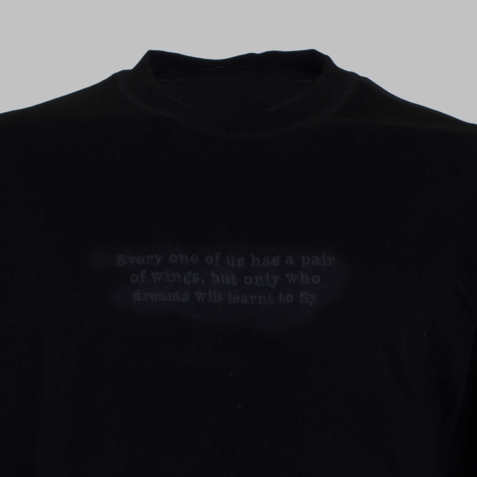 T-SHIRT JIM RICAMO-11392|Colore:Nero